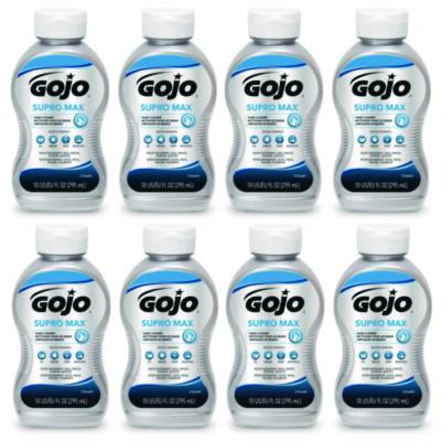 GOJO SUPRO MAX Hand Cleaner Bottle, Floral Scent, 10 oz,  8/Carton (727808CT)