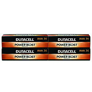 Duracell Power Boost CopperTop Alkaline AAA Batteries, 36/Pack, 4 Packs/Carton (MN24P36CT)