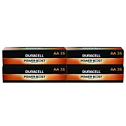 Duracell Power Boost CopperTop Alkaline AA Batteries, 36/Pack, 4 Packs/Carton (AACTBULK36CT)