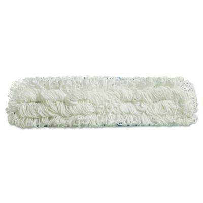 Rubbermaid Commercial Flow Flat Mop, Nylon, 18", White, (Q805CT)