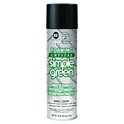 Simple Green Foaming Crystal Industrial Cleaner and Degreaser, 20 oz Aerosol Can, 12/Carton (19010)