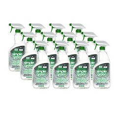 Simple Green Crystal Industrial Cleaner/Degreaser, 24 oz Spray Bottle, 12/Carton (19024)