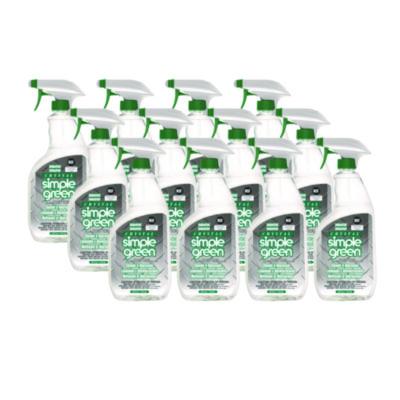 Simple Green Crystal Industrial Cleaner/Degreaser, 24 oz Spray Bottle, 12/Carton (19024)