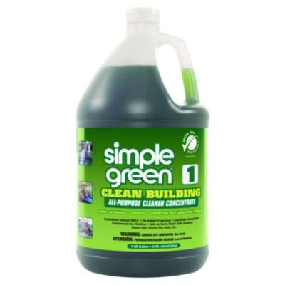 Simple Green Clean Building All-Purpose Cleaner Concentrate, Unscented, 1 gal Bottle (11001)