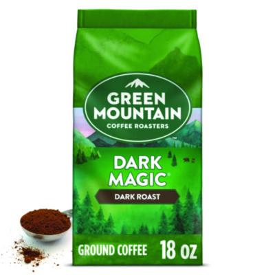 Green Mountain Coffee Dark Magic Ground Coffee, 18 oz Bag (7134EA)