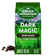 Green Mountain Coffee Dark Magic Whole Bean Coffee, 18 oz Bag (7568EA)