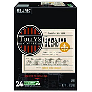 Tully's Coffee Hawaiian Blend Coffee K-Cups, 24/Box (6606)