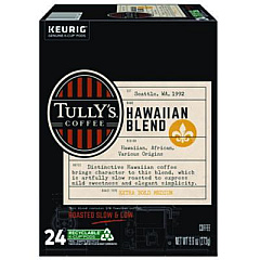 Tully's Coffee Hawaiian Blend Coffee K-Cups, 24/Box (6606)