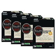 Tully's Coffee Hawaiian Blend Coffee K-Cups, 96/Carton (6606CT)