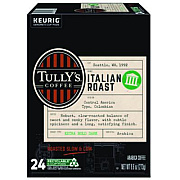 Tully's Coffee Italian Roast Coffee K-Cups, 24/Box (193019)