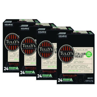 Tully's Coffee Italian Roast Coffee K-Cups, 96/Carton (193019CT)