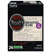 Tully's Coffee Breakfast Blend Coffee K-Cups, 24/Box (192719)