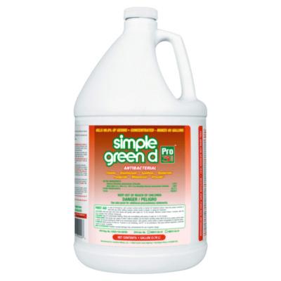 Simple Green d Pro 3 Plus Antibacterial Concentrate, Herbal, 1 gal Bottle, 6/Carton (01001)