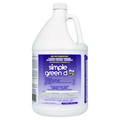 Simple Green d Pro 5 Disinfectant, 1 gal Bottle, 4/Carton (30501CT)