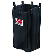 Suncast Commercial Housekeeping Cart Standard Bag, 23 Gal, 15.6" x 12.37" x 30", Black (HKCBAG05D)