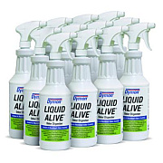 Dymon LIQUID ALIVE Odor Digester, 32 oz Bottle, 12/Carton (33632)