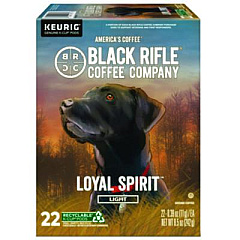 Black Rifle Coffee Company Loyal Spirit Coffee K-Cups, 22/Box (0571)