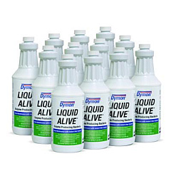 Dymon LIQUID ALIVE Enzyme Producing Bacteria, 32 oz Bottle, 12/Carton (23332)