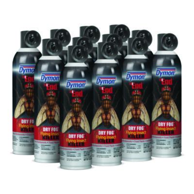 Dymon THE END. Dry Fog Flying Insect Killer, 14 oz Aerosol Spray, 12/Carton (45120)