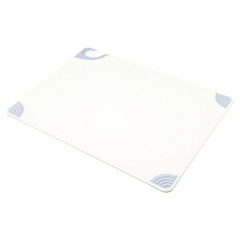 San Jamar Saf-T-Grip Cutting Board, Plastic, 24 x 18 x 0.5, White (CBG182412WH)