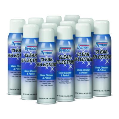Dymon Clear Reflections Mirror and Glass Cleaner, 20 oz Aerosol Spray, 12/Carton (38520)