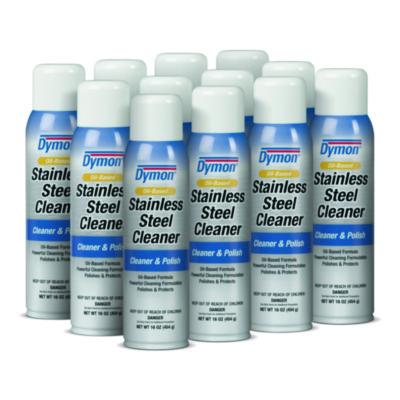 Dymon Stainless Steel Cleaner, 16 oz Aerosol Spray, 12/Carton (20920)