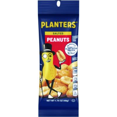 Planters Salted Peanuts, 1.75 oz, 12/Box (07708)