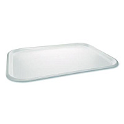 Pactiv Evergreen Laminated Foam Serving Tray, 18 x 14 x 2.18, White, 100/Carton (BTK101360000)