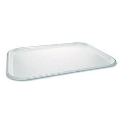 Pactiv Evergreen Laminated Foam Serving Tray, 18 x 14 x 2.18, White, 100/Carton (BTK101360000)