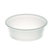 Pactiv Evergreen Plastic Portion Cup, 1.5 oz, Translucent, 125/Sleeve, 20 Sleeves/Carton (SPP150)