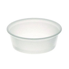 Pactiv Evergreen Plastic Portion Cup, 1.5 oz, Translucent, 125/Sleeve, 20 Sleeves/Carton (SPP150)