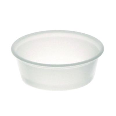 Pactiv Evergreen Plastic Portion Cup, 1.5 oz, Translucent, 125/Sleeve, 20 Sleeves/Carton (SPP150)