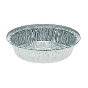 Pactiv Evergreen Aluminum Take-Out Container, 24 oz, 7" Diameter x 1.53" h, Silver, 250/Carton (Y52730)