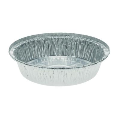 Pactiv Evergreen Aluminum Take-Out Container, 24 oz, 7" Diameter x 1.53" h, Silver, 250/Carton (Y52730)