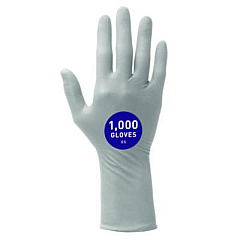 Kimtech STERLING Nitrile Exam Gloves, Powder-Free, X-Small, 3.5 mil Thick, 12" Long, Sterling Gray, 100/Box (53137)