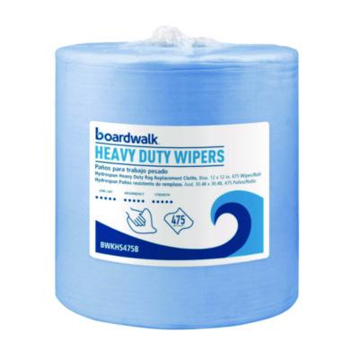 Boardwalk Hydrospun Wipers, 12 x 12, Blue, 475 Sheets/Roll (HS475B)