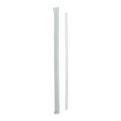 Pactiv Evergreen Giant Paper-Wrapped Straw, 10.25", Polypropylene, Translucent, 1,800/Carton (YSTWG1026)