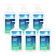 ECOS PRO Liquid Hand Soap, Free and Clear Scent, 17 oz, 6/Carton (PL96636CT)