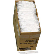 Pactiv Evergreen Fieldware Cutlery Kit, Mediumweight, Napkin/Spork/Straw, Plastic, White, 1,000/Carton (FKQWSCHLCH)