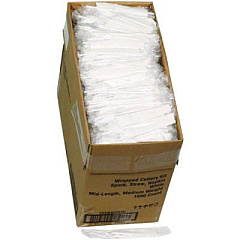 Pactiv Evergreen Fieldware Cutlery Kit, Mediumweight, Napkin/Spork/Straw, Plastic, White, 1,000/Carton (FKQWSCHLCH)