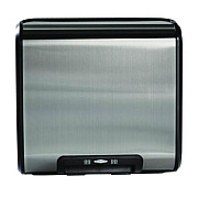 Bobrick TrimLineSeries QuietDry Surface-Mounted ADA Automatic Hand Dryer, 115 V, 13.6 x 5.1 x 14.9, Satin Stainless Steel (7128)