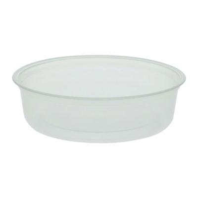 Fabri-Kal Microwavable Deli Containers, 6 oz, 4.6" Diameter x 1.3" h, Clear, Plastic, 500/Carton (PK6SC)
