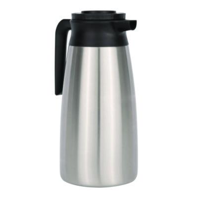 BUNN Thermal Vacuum Pitcher, 64 oz, Stainless Steel/Black (VACPIT19)