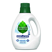 Seventh Generation Natural Liquid Laundry Detergent, Sensitive Skin Free and Clear, 90 oz Bottle, 4/Carton (68748039)