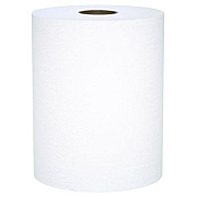 Scott Universal 100% Recycled Fiber Hard Roll Paper Towels, 1-Ply, 8" x 800 ft, White, 6 Rolls/Carton (56158)