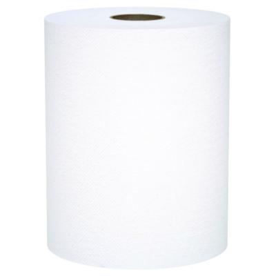Scott Universal 100% Recycled Fiber Hard Roll Paper Towels, 1-Ply, 8" x 800 ft, White, 6 Rolls/Carton (56158)