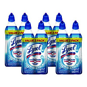 LYSOL Brand Toilet Bowl Cleaner with Hydrogen Peroxide, Ocean Fresh, 24 oz Angle Neck Bottle, 2/Pack, 4 Packs/Carton (96084)