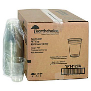 Pactiv Evergreen RPET Cold Cup, 12 oz, Plastic, Clear, 420/Carton (YP1412CA)
