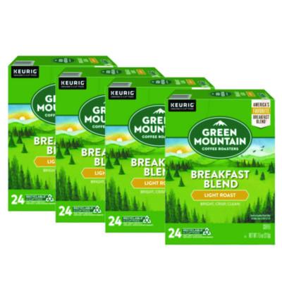 Green Mountain Coffee Breakfast Blend Coffee K-Cup Pods, 96/Carton (6520CT)