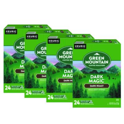Green Mountain Coffee Dark Magic Extra Bold Coffee K-Cup Pods, 96/Carton (4061CT)